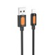 Дата кабель Borofone BX114 Structure USB to Lightning 2.4A (1m) Black