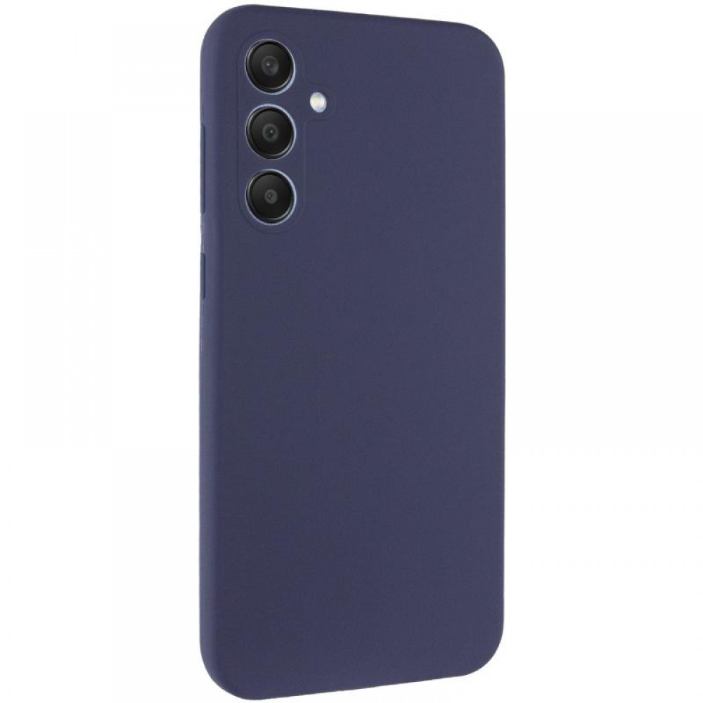 Чохол Silicone Cover Ummi Lakshmi Full Camera (AA) для Samsung Galaxy S24 FE Синій / Midnight Blue