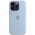 Чохол Silicone case (AAA) full with Magsafe для Apple iPhone 14 Pro Max (6.7") Блакитний / Sky