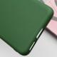 Чохол TPU GETMAN Liquid Silk Full Camera для Samsung Galaxy S21 FE Зелений / Dark green