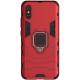 Ударостійкий чохол Transformer Ring for Magnet для Xiaomi Redmi 9A Червоний / Dante Red