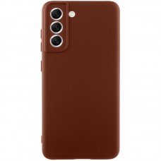 Чохол Silicone Cover Lakshmi Full Camera (AA) для Samsung Galaxy S22 Коричневий / Brown