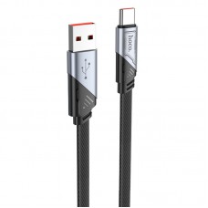 Дата кабель Hoco U119 Machine charging data USB to Type-C 5A (1.2m) Black