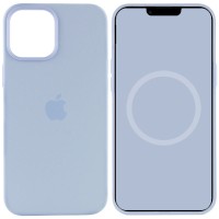 Чохол Silicone case (AAA) with Magsafe and Animation для Apple iPhone 12 Pro Max (6.7") Блакитний / Cloud Blue