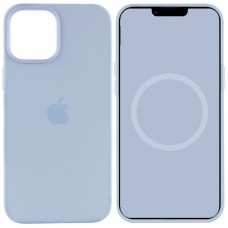 Чохол Silicone case (AAA) with Magsafe and Animation для Apple iPhone 12 Pro Max (6.7") Блакитний / Cloud Blue