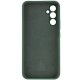 Чохол Silicone Cover Lakshmi Full Camera (AA) with logo для Samsung Galaxy A36 5G Зелений / Dark green