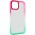 Чохол TPU+PC Fresh sip series для Apple iPhone 13 (6.1") Салатовий / Рожевий
