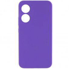 Чохол Silicone Cover Lakshmi Full Camera (AAA) для Oppo A58 4G Фіолетовий / Amethyst