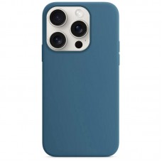 Чохол Silicone Case Full Protective (AA) NO LOGO для Apple iPhone 14 Pro Max (6.7") Синій / Blue Jay