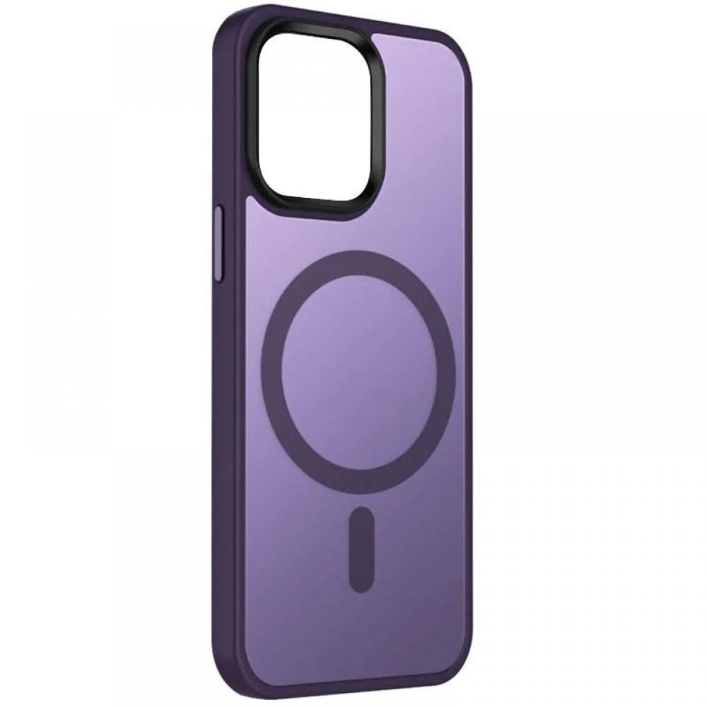 Чохол Ummi Colorful with MagSafe для Apple iPhone 13 (6.1") Темно-фіолетовий / Dark Purple