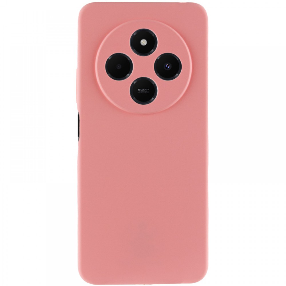 Чохол Silicone Cover Lakshmi Full Camera (AA) для Xiaomi Redmi 14C / Poco C75 Рожевий / Pink