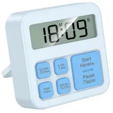 Електронний таймер + годинник Hoco HX43 Electronic Blue