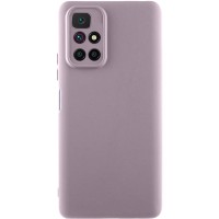 Чохол TPU GETMAN Liquid Silk Full Camera для Xiaomi Redmi 10 Сірий / Lavender