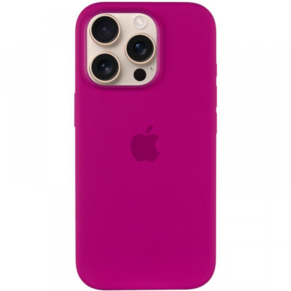 Чехол Silicone case (AAA) with Magsafe and Animation (button) для Apple iPhone 16 Pro (6.3")