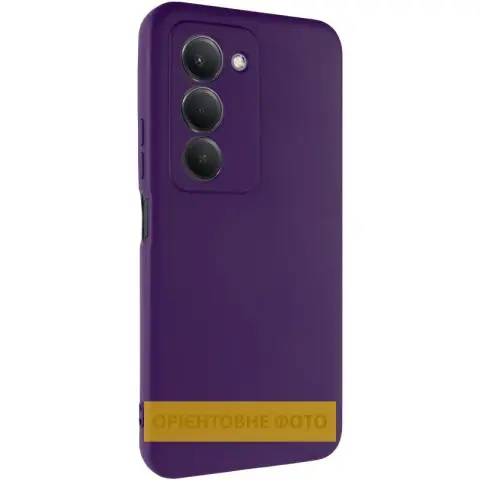 Чохол TPU GETMAN Liquid Silk Full Camera для Xiaomi Redmi 15 (Global) Фіолетовий / Purple