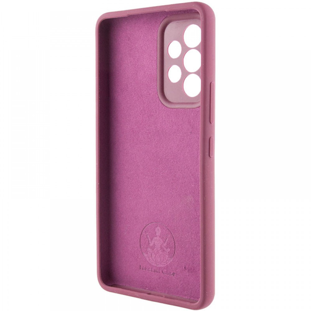 Чохол Silicone Cover Lakshmi Full Camera (AAA) для Samsung Galaxy A52 4G / A52 5G / A52s Бордовий / Plum