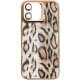 Чохол TPU+PC Wild Leopard with MagSafe and Lens для Apple iPhone 17 (6.3") Brown