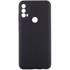 Чохол Silicone Cover Lakshmi Full Camera (AAA) для Motorola Moto E40 Чорний / Black