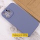Чохол Silicone Case Full Camera Protective (AA) NO LOGO для Apple iPhone 16 (6.1") Сірий / Lavender Gray