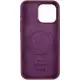 Чохол Silicone Case (AA) Logo with MagSafe для Apple iPhone 11 Pro (5.8") Бордовий / Plum