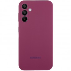 Чохол Silicone Cover Lakshmi Full Camera (AAA) with Logo для Samsung Galaxy A36 Бордовий / Plum