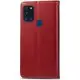 Шкіряний чохол-книжка GETMAN Gallant (PU) для Samsung Galaxy A21s Червоний