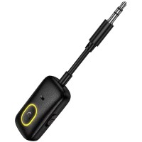Bluetooth аудіо ресивер/трансмітер Hoco E151 Graceful (AUX 3.5mm) Black
