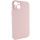 Чохол Silicone Case Full Camera Protective (AA) NO LOGO для Apple iPhone 13 (6.1") Рожевий / Pink Sand