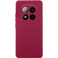 Чохол TPU GETMAN Liquid Silk Full Camera для Xiaomi Redmi Note 15 Pro+ 5G Бордовий / Marsala