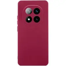 Чохол TPU GETMAN Liquid Silk Full Camera для Xiaomi Redmi Note 15 Pro+ 5G Бордовий / Marsala