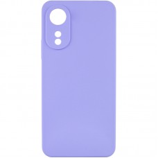 Чохол Silicone Cover Lakshmi Full Camera (AAA) для Oppo A78 4G Бузковий / Dasheen