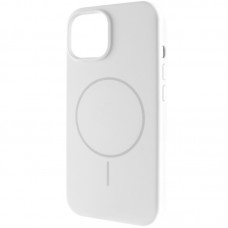Чохол Silicone Case Full Protective (AA) NO LOGO with MagSafe для Apple iPhone 12 Pro Max (6.7") Білий / White