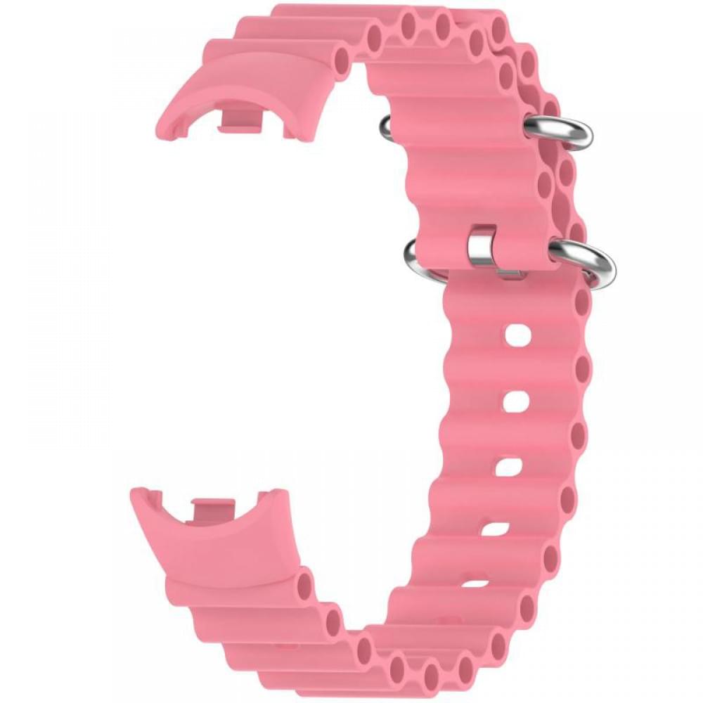 Ремінець Ocean Band для Xiaomi Mi Band 9/8/10 Рожевий / Pink