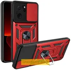 Чохол Ummi Camshield Serge Ring для Xiaomi Poco X4 Pro 5G Червоний