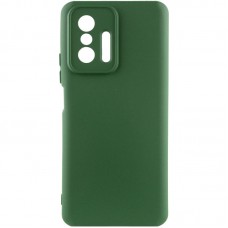 Чохол Silicone Cover Lakshmi Full Camera (A) для Xiaomi 11T / 11T Pro Зелений / Dark green