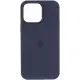 Чохол Silicone Case (AA) Logo with MagSafe для Apple iPhone 11 Pro (5.8") Темно-синій / Midnight blue