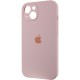 Чохол Silicone Case Full Camera Protective (AA) для Apple iPhone 14 (6.1") Рожевий / Chalk Pink
