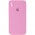 Чохол Silicone Case Square Full Camera Protective (AA) для Apple iPhone XS Max (6.5") Рожевий / Light pink