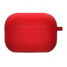 Силіконовий футляр з мікрофіброю для навушників Airpods 3 Червоний / Red