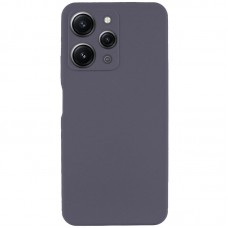 Чохол Silicone Cover Lakshmi Full Camera (AAA) для Xiaomi Redmi 12 Сірий / Dark Gray