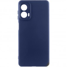 Чохол Silicone Cover Lakshmi Full Camera (AA) для Motorola Moto G24 Синій / Midnight Blue