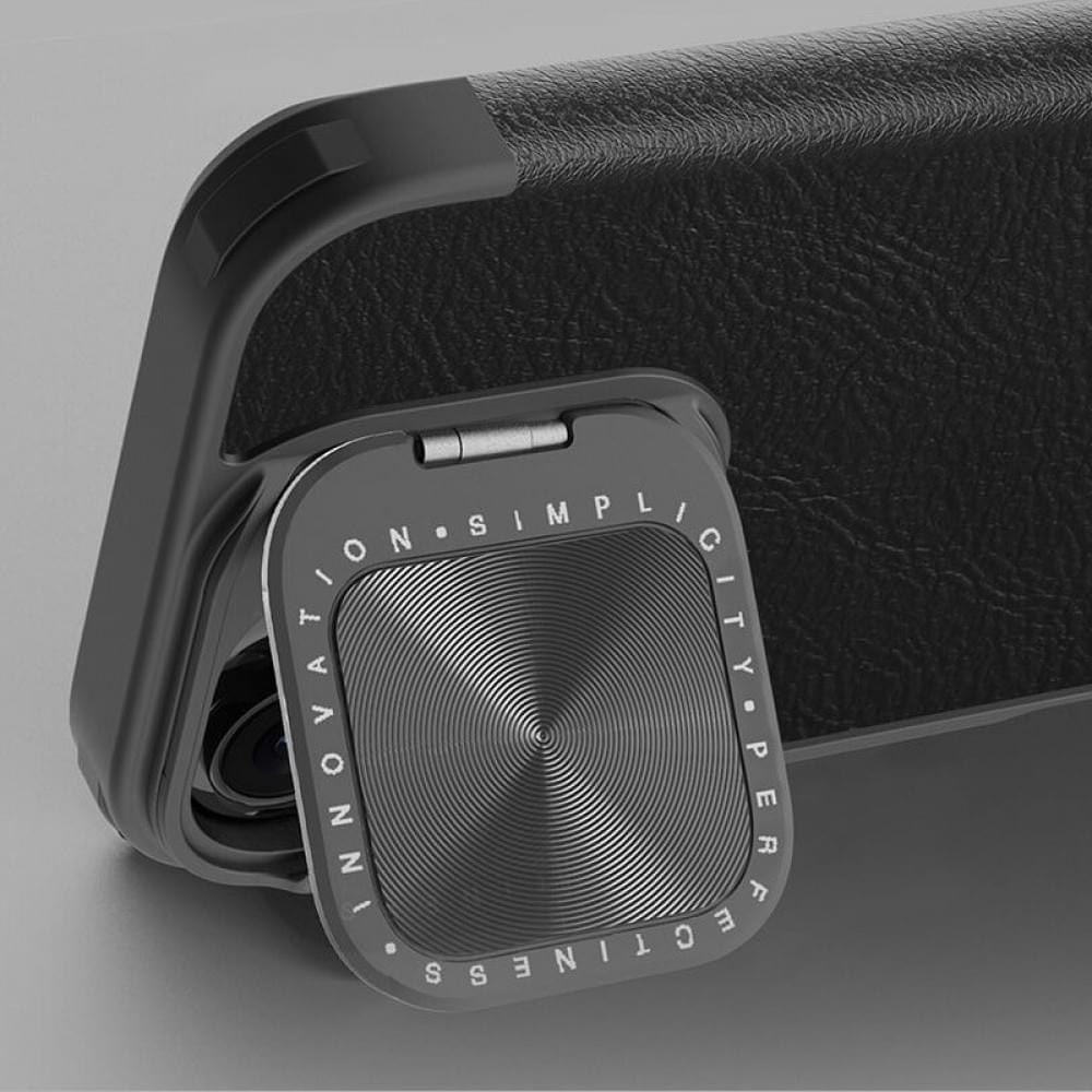 Кожаный чехол-книжка Nillkin Qin Prop для Apple iPhone 16 (6.1")