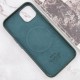 Шкіряний чохол Leather Case (AAA) with MagSafe and Animation для Apple iPhone 13 (6.1") Sequoia Green