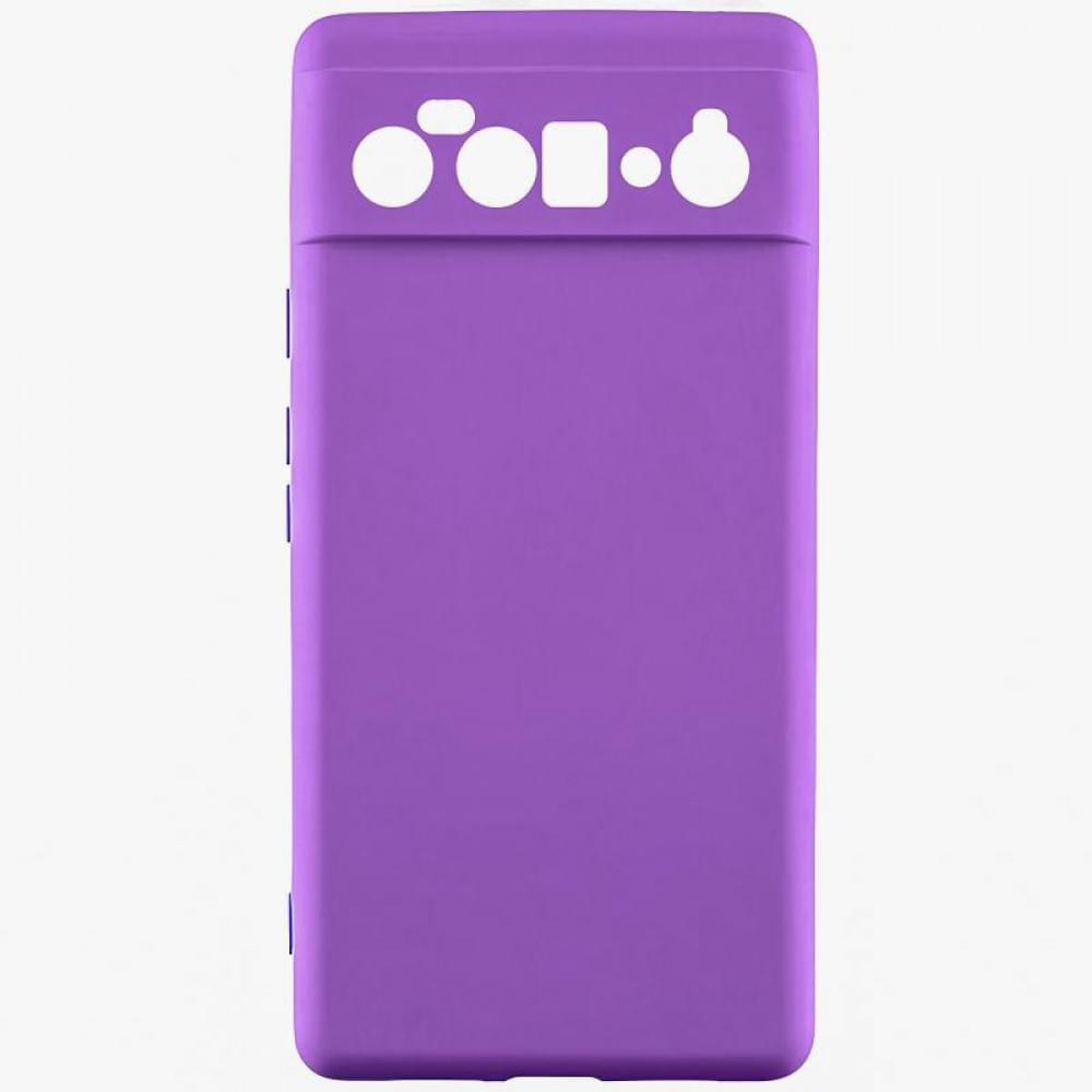 Чохол TPU GETMAN Liquid Silk Full Camera для TECNO Spark Go 1 Фіолетовий / Purple