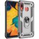 Ударостійкий чохол Serge Ring for Magnet для Samsung Galaxy A20 / A30 Срібний