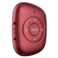 Трекер GPS V50 Tracker Pendant SIM (4G LTE with 2G GSM fallback) 1000mAh Red