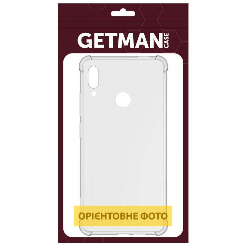 TPU чохол GETMAN Ease logo посилені кути Full Camera для Huawei P40 Lite Безбарвний (прозорий)