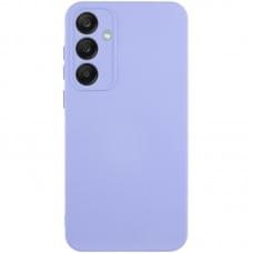 Чохол TPU GETMAN Liquid Silk Full Camera для Samsung Galaxy S24+ Бузковий / Light purple