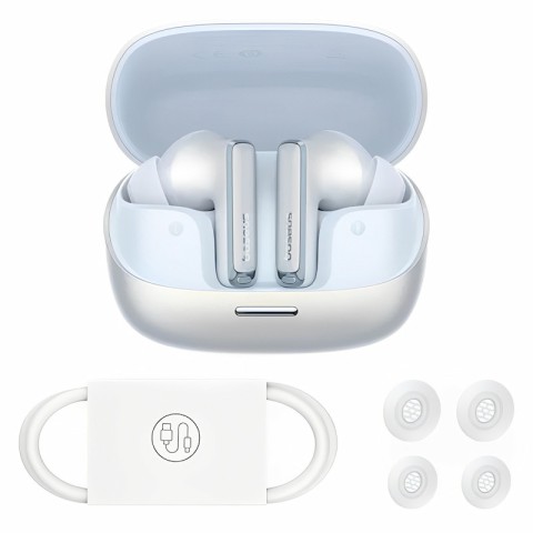 Бездротові TWS навушники Baseus OS Bowie M2s Pro (A00051801) Moon White