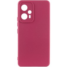 Чохол Silicone Cover Lakshmi Full Camera (A) для Xiaomi Redmi Note 12T Pro Бордовий / Marsala